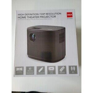 RCA High Definition 720P Resolution Home Theater Projector (RPJ181-BLACK)